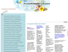 Tablet Screenshot of homeopathicremediesandtreatment.com